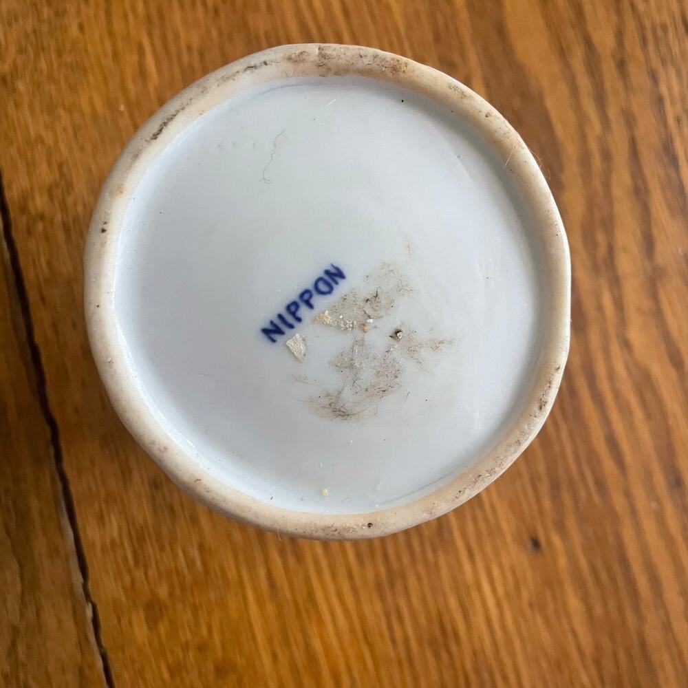 Vintage Nippon Blue And White “Blue Phoenix” Creamer Pitcher - Picture 4 of 5